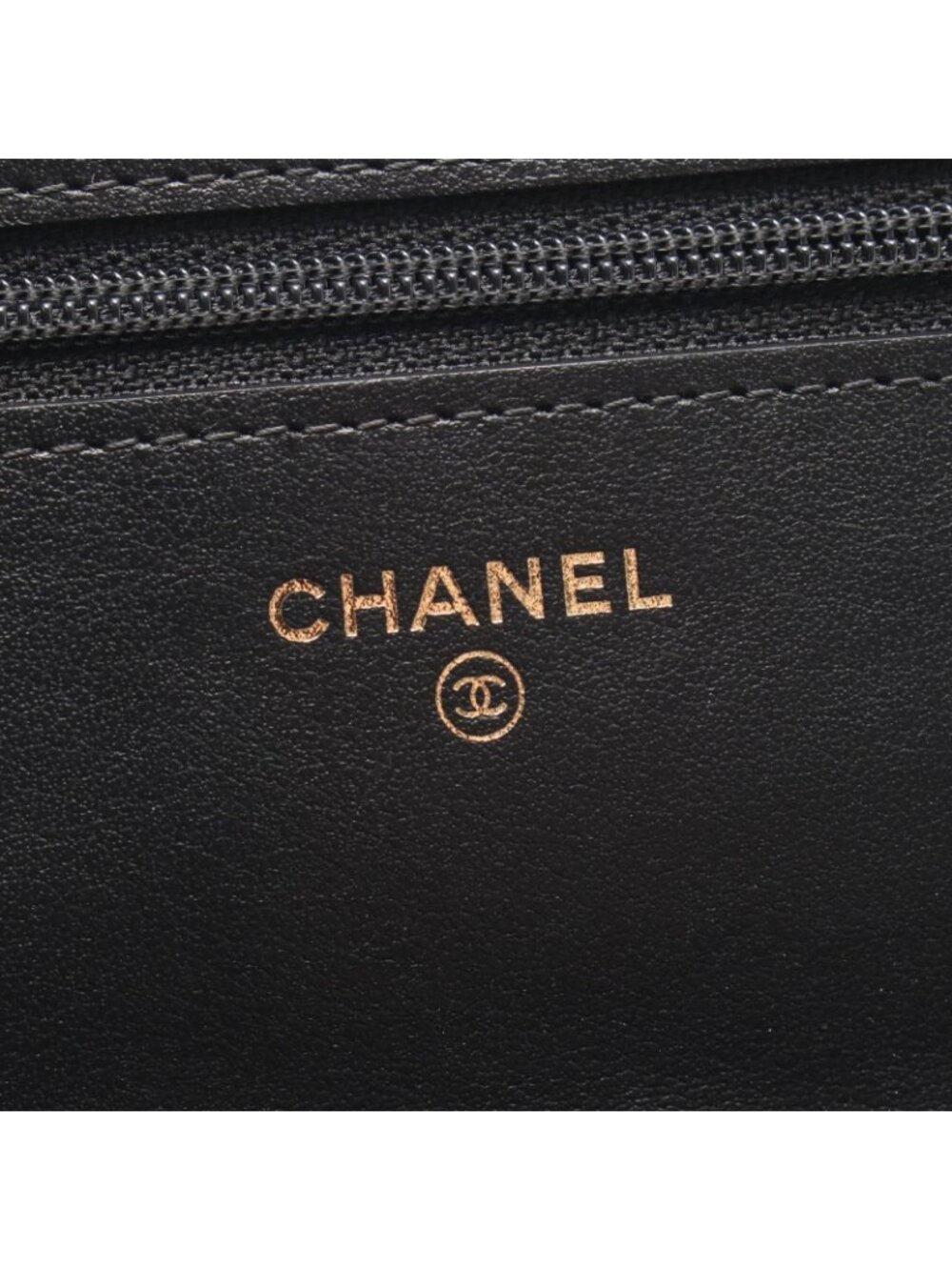 Chanel Shoulder Bag 2.55 Black Leather Quilted Chain Wallet - Picture 4 of 8